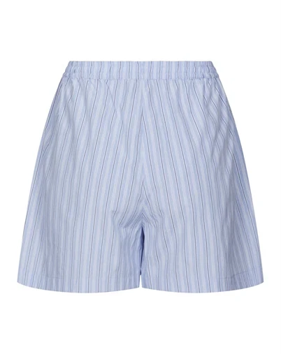 Neo Noir - Camell Stripe Shorts - Light Blue Stripe 